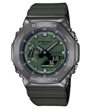 CASIO G-Shock DUO Metal Green Resin Band GM2100B-3A